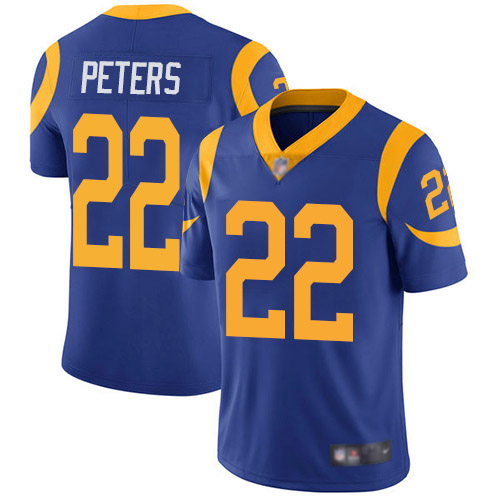 Los Angeles Rams Limited Royal Blue Men Marcus Peters Alternate Jersey NFL Football 22 Vapor Untouchable